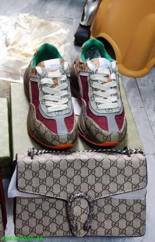 Purse and Sneakers